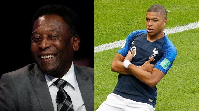 Pelé envió un mensaje a Mbappé por su gran actuación en el Francia-Argentina. 