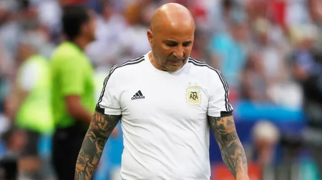 Jorge Sampaoli dejará de ser entrenador de Argentina.