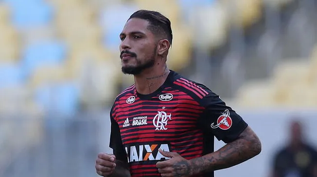 Paolo Guerrero no participó de los entrenamientos de Flamengo de hoy por una molestia estomacal.