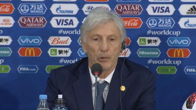 José Pékerman habló tras eliminación de Colombia del Mundial Rusia 2018.