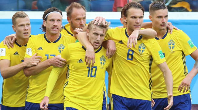 Suecia venció por la mínima (1-0) a Suiza por los octavos de final de Mundial Rusia 2018.