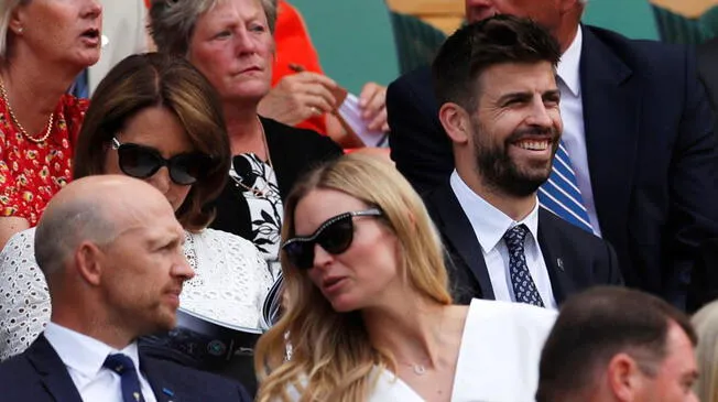 Rusia 2018: Gerard Piqué se olvida de la eliminación española presenciando un partido de Wimbledon 