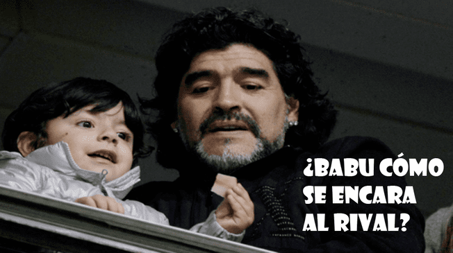 Diego Armando Maradona explicó a su nieto, hijo de Sergio 'Kun' Agüero cómo es que ganó la final de México 1986.