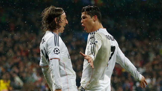 Luka Modric y Cristiano Ronaldo hacen una dupla letal en el Real Madrid.