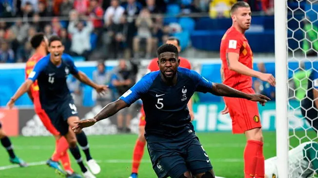 Francia ganó 1-0 a Bélgica y jugará la gran final de Mundial Rusia 2018.