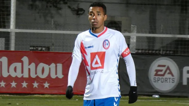 Jeisson Martínez, durante un partido del Rayo Majadahonda.