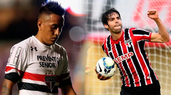 Kaká: Christian Cueva debería respetar al Sao Paulo y ser más responsable fuera del campo.