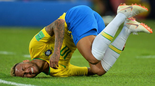 Neymar es blanco de críticas en el Mundial Rusia 2018.