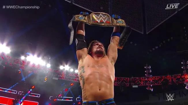 WWE Extreme Rules 2018, AJ Styles continúa como vigente campeón Mundial