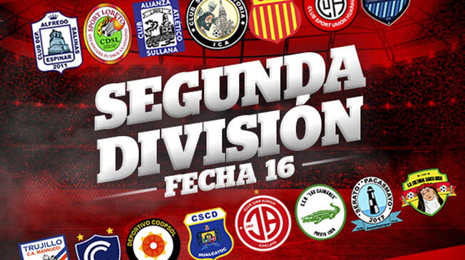 Segunda División: Conoce la programación de la fecha 16 del torneo de ascenso