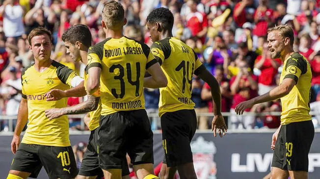 Borussia Dortmund logra su segunda victoria en el torneo. Recordemos que antes venció al Manchester City por 1-0. | Foto: Borussia Dortmund