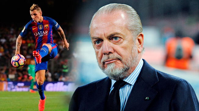 Barcelona: Presidente de Napoli en Serie A, Aurelio De Laurentiis señaló que desconoce a Lucas Digne