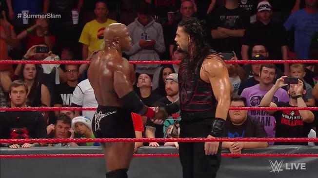 En WWE Raw, Roman Reigns venció a Bobby Lashley y enfrentará a Brock Lesnar en SummerSlam.
