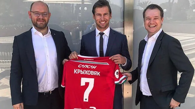 Grzegorz Krychowiak jugará junto a Jefferson Farfán en Lokomotiv de Moscú Grzegorz Krychowiak jugará junto a Jefferson Farfán en Lokomotiv de Moscú