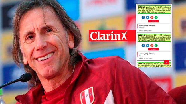 Ricardo Gareca: Peruano pagó 100 anuncios para pedirle al 'Tigre' que se quede en Perú [FOTOS]