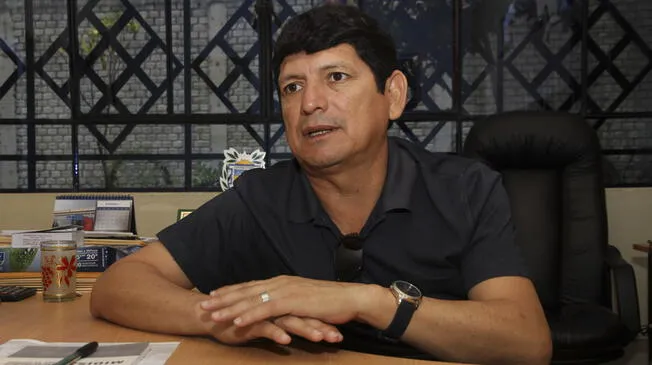 Agustín Lozano es alcalde de Chongoyape. 