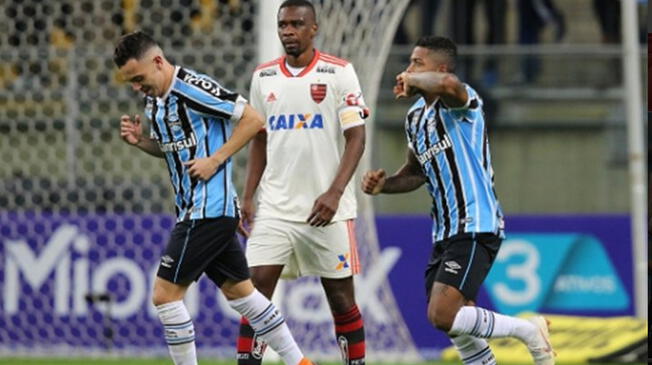 Flamengo, sin Paolo Guerrero y Miguel Trauco, perdió 2-0 frente a Gremio por la fecha 17 del Brasileirao. 
