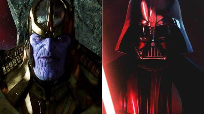 Marvel: Thanos y su similitud con Darth Vader.