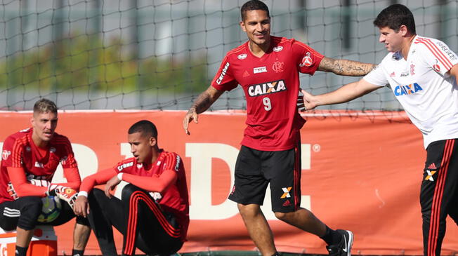 Paolo Guerrero se despidió de sus compañeros de Flamengo para luego incorporarse a Inter de Porto Alegre | VIDEO