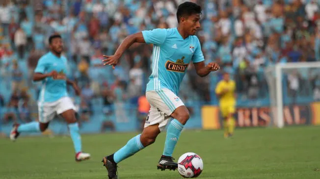 Alexis Rojas, durante un partido con Sporting Cristal en el 2018.