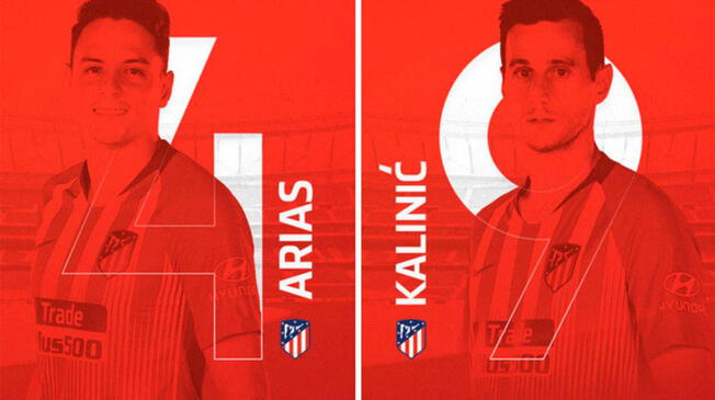 Santiago Arias y Nikola Kalinic presentados como nuevos jugadores del Atlético de Madrid │ TWITTER │ VIDEO