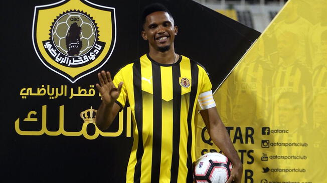 Samuel Eto’o, nuevo jugador del Qatar Sports Club