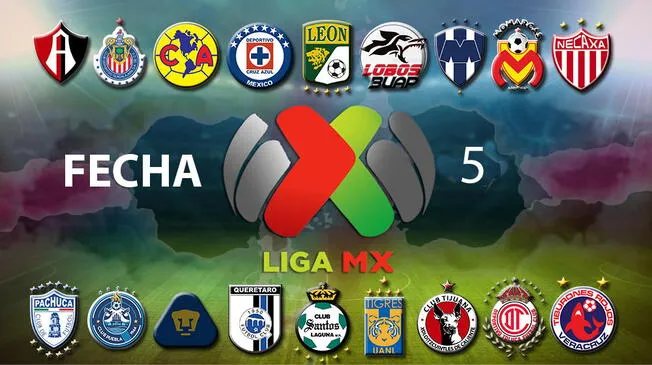 Liga MX 2018: programación, resultados EN VIVO y tabla de posiciones de fecha 5 del Apertura 2018 | América, Cruz Azul y Pumas | Fútbol mexicano | 