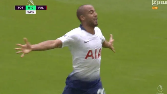 Tottenham vs Fulham EN VIVO: Lucas Moura anotó el primer gol del partido | Video.