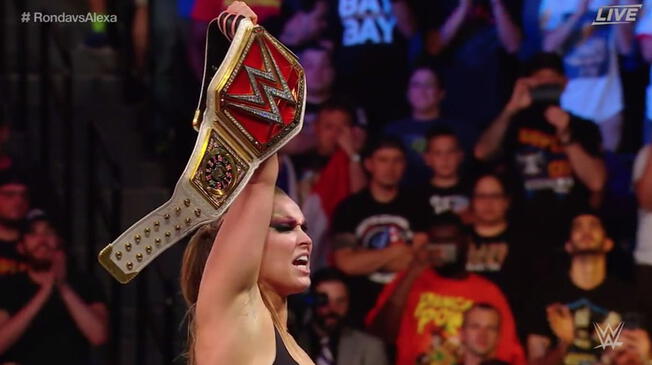 WWE SummerSlam 2018: Ronda Rousey es la nueva campeona fenemina de Raw tras vencer a Alexa Bliss.