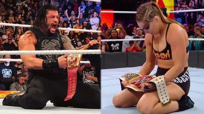 Roman Reigns y Ronda Rousey se coronaron nuevos campeones en WWE SummerSlam 2018.