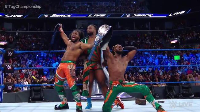 En WWE SmackDown, The New Day son los nuevos campeones en pareja.