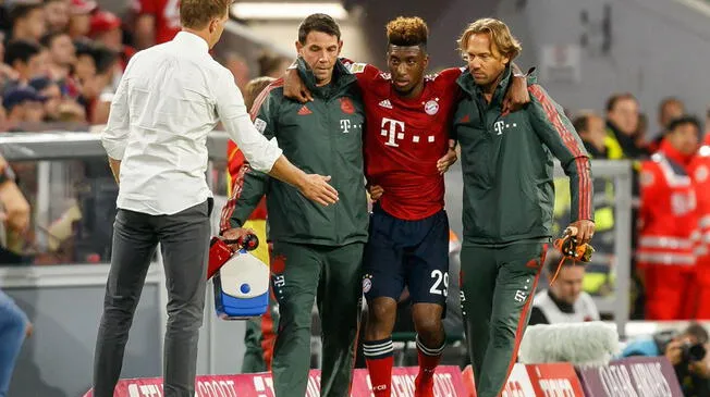 Kingsley Coman del Bayern Munich estará fuera del campo por tres meses [VIDEO] 