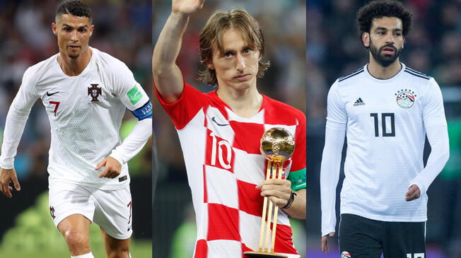 Premios The Best FIFA: Cristiano Ronaldo, Luka Modric y Mohamed Salah finalistas al Jugador del año