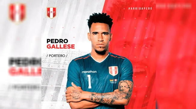 Pedro Gallese es el arquero titular de la selección peruana 