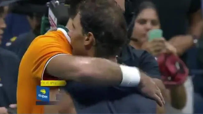 Rafael Nadal y el emotivo abrazo con Juan Martín Del Potro tras anunciar su retiro del US Open 2018