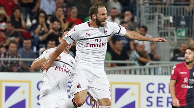 AC Milan y Cagliari igualaron 1-1 en la fecha 4 de la Serie A.