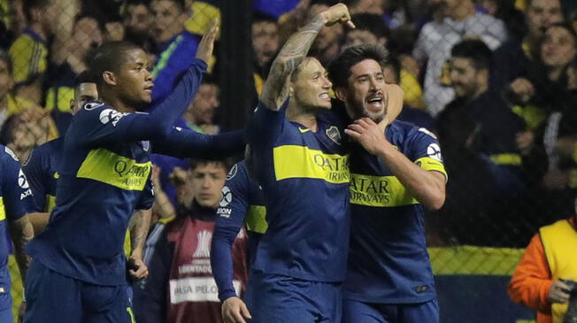 Boca Juniors venció 2-0 a Cruzeiro por la ida de los cuartos de la Copa Libertadores
