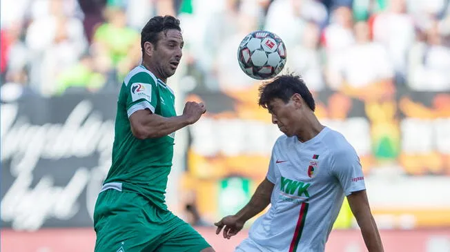 Claudio Pizarro se lució con asistencia en la victoria de Werder Bremen 