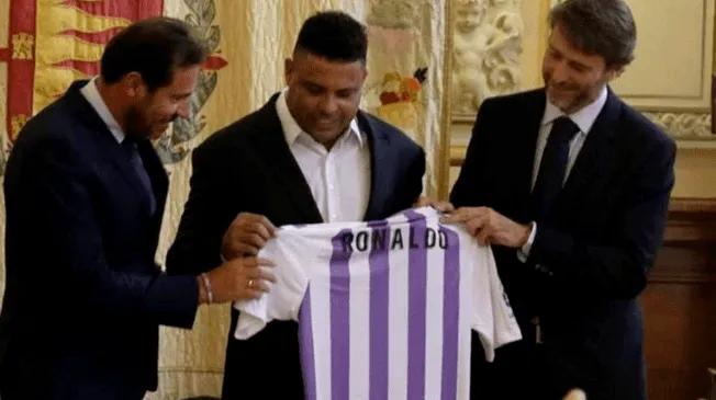 Ronaldo Nazario entrenará oficialmente en el Real Valladolid Club de Fútbol │ Fútbol Español │ Liga Santander 