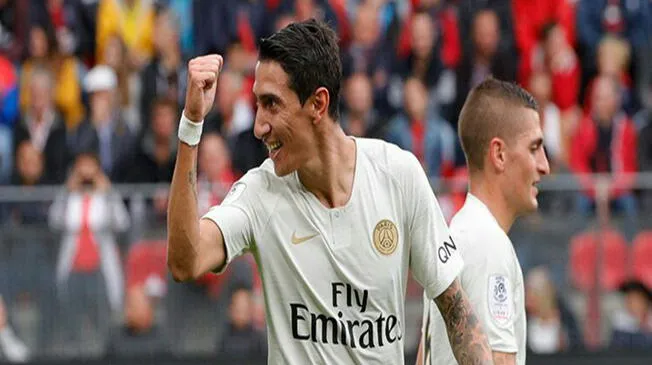 Con gol de Di María, el PSG aplastó 3-1 al Rennes por la Ligue 1 [RESUMEN Y GOLES]