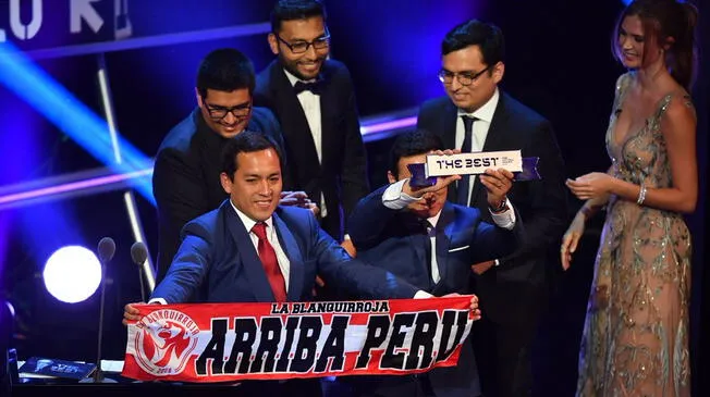 Perú se llevó el premio a la Mejor Afición del Mundo en el The Best FIFA 2018.
