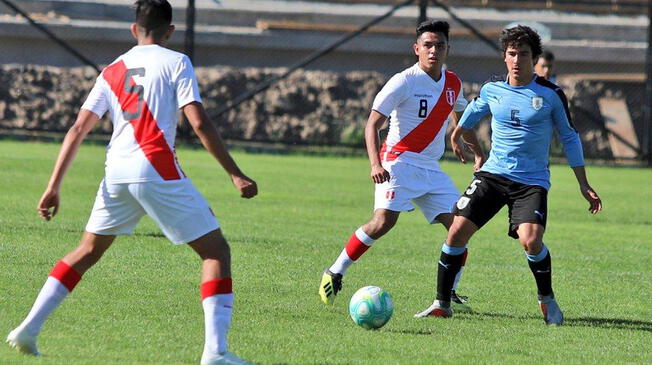 Selección Peruana Sub 17 cayó 4-3 ante Uruguay en Montevideo