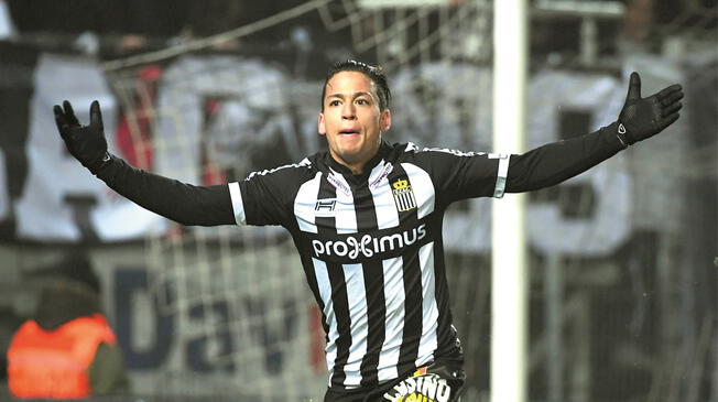 Cristian Benavente anotó gol y fue figura en el Royal Charleroi 