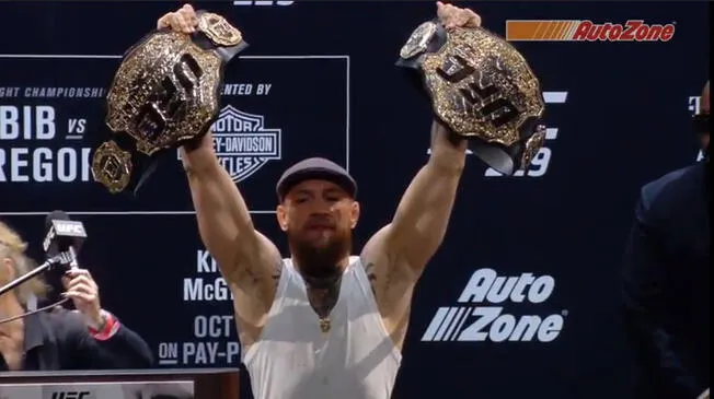 McGregor vs Khabib EN VIVO: conferencia accidentada previo a la pelea estelar del UFC 229