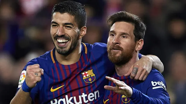 Luis Suárez desplaza a Dani Alves y es el mayor asistidor de Lionel Messi 