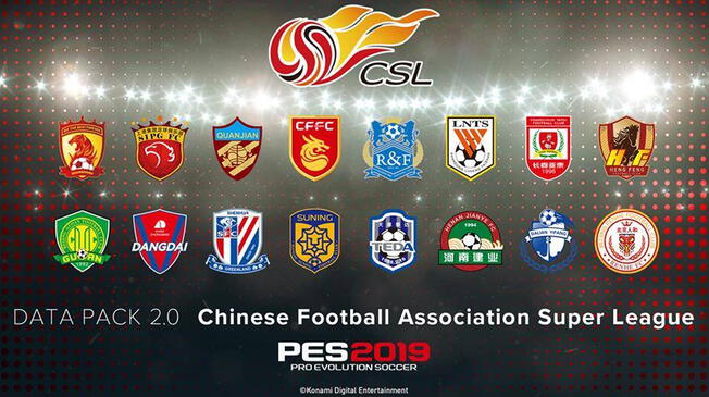 PES 2019: Konami revela que la Super Liga China estará en la nueva actualización del juego.