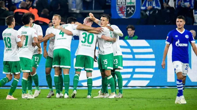 Werder Bremen derrotó como visitante al Schalke 04 por la Bundesliga.