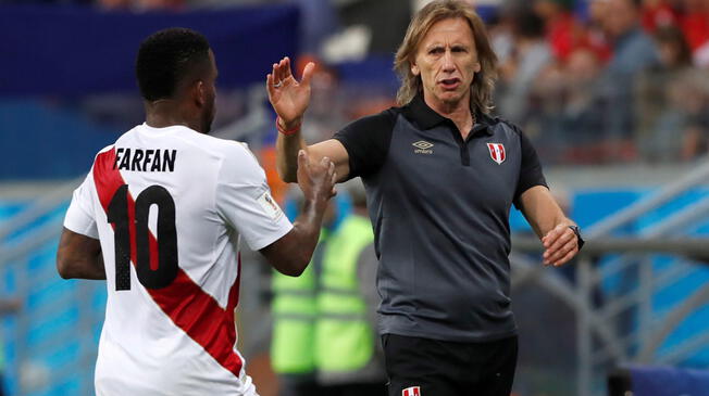 Ricardo Gareca sigue de cerca la recuperación de Jefferson Farfán y quiere verlo celebrar en el arco de Ecuador y Costa Rica. ¡Lo justo!