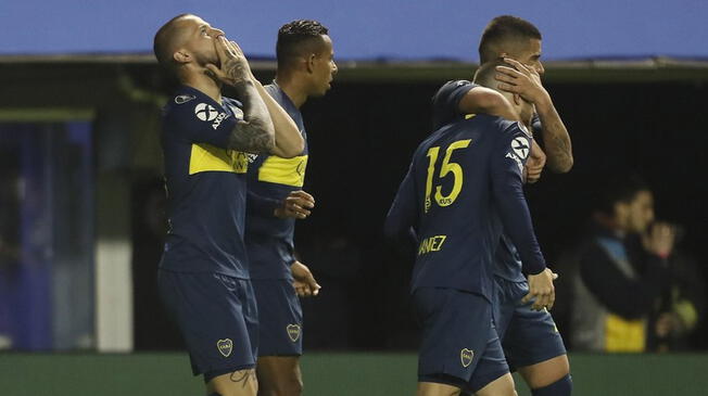 Boca Juniors venció a Palmeiras en la primera semifinal de la Copa Libertadores.