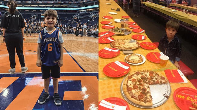 NBA: Phoenix Suns rescatan al niño de 6 años que tuvo un triste cumpleaños
